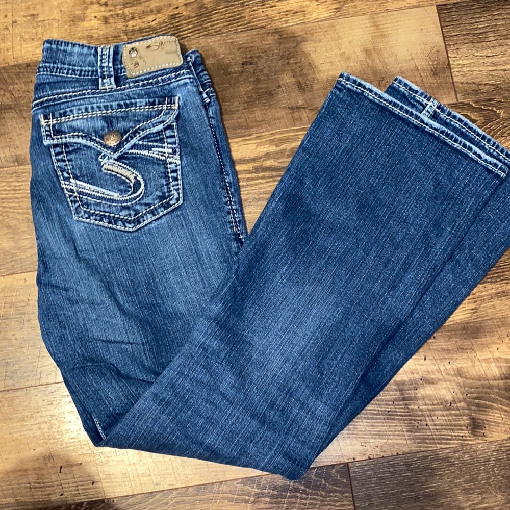 Silver jeans